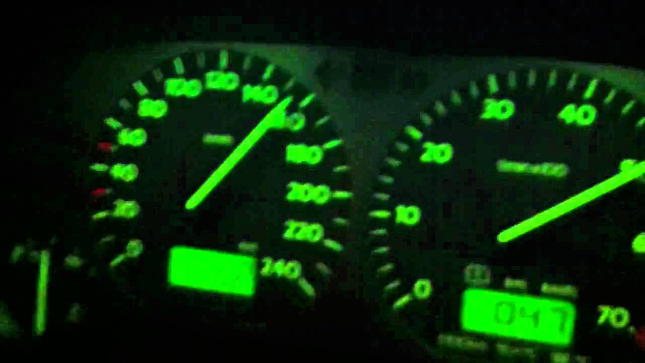VW Golf 3 VR6 2.9 Syncro acceleration 0-190 km/h