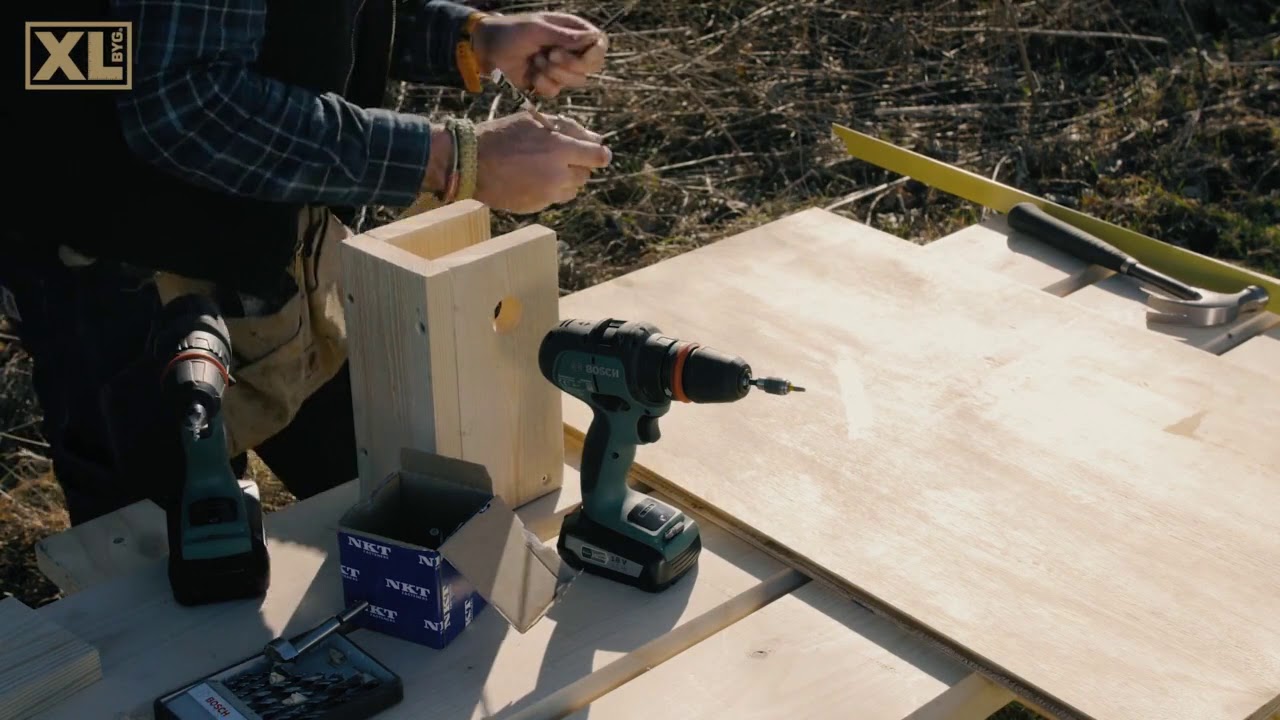Se hvordan du bygger et unikt fuglehus med XL-BYG