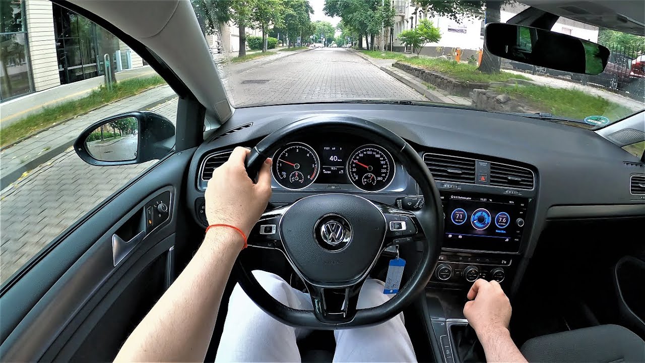 2017 VW Golf 7 Variant Comfortline 1.6l 116HP - POV Test Drive & Fuel consumption check