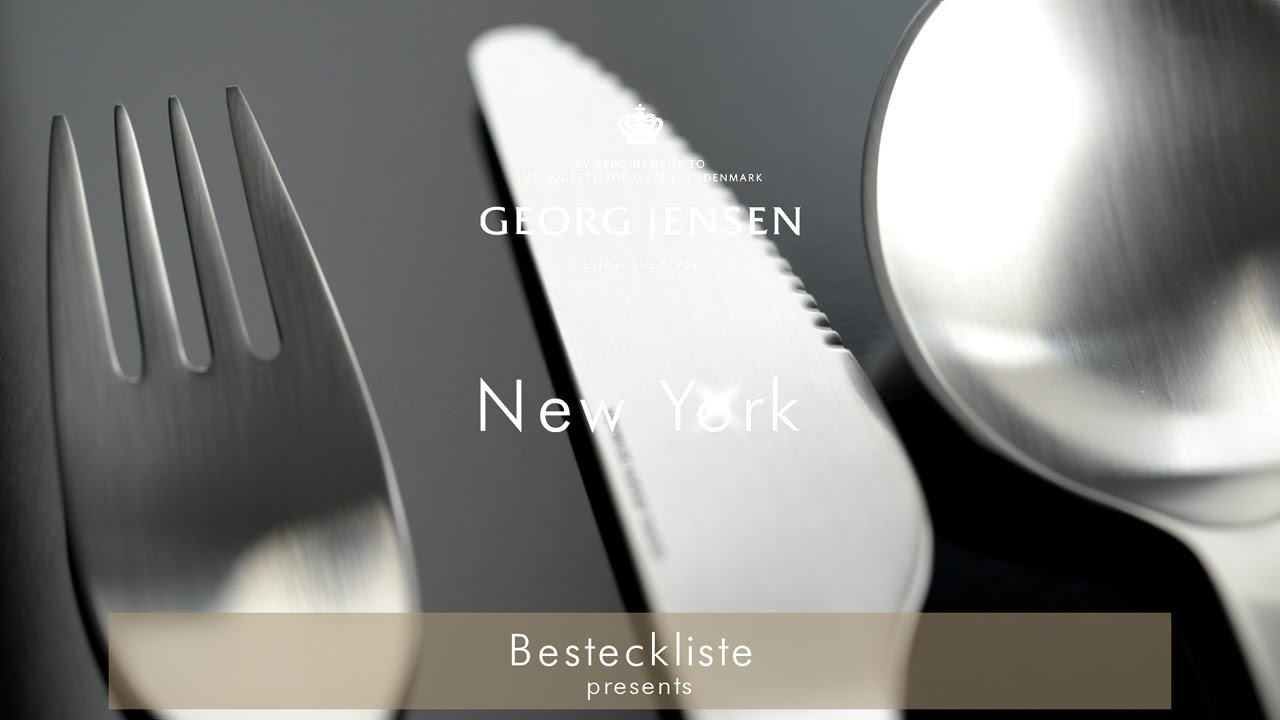 Georg Jensen Stainless Steel classics: New York flatware