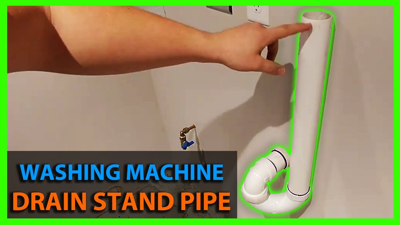 How To Install a Washing Machine Drain Stand Pipe - 2\ How To Install a Washing Machine Drain Stand Pipe - 2\