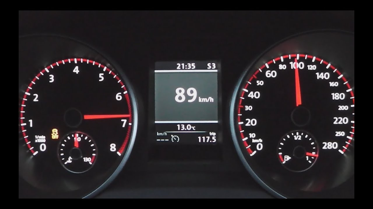 2012 Volkswagen Golf VI GTI 211 HP 0-100 km/h Acceleration