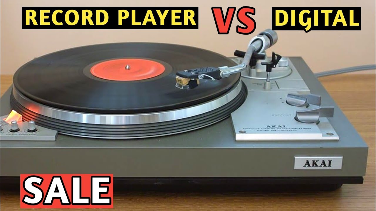 Record Player Vs Digital | Original Sound track | Old Record Player for sale