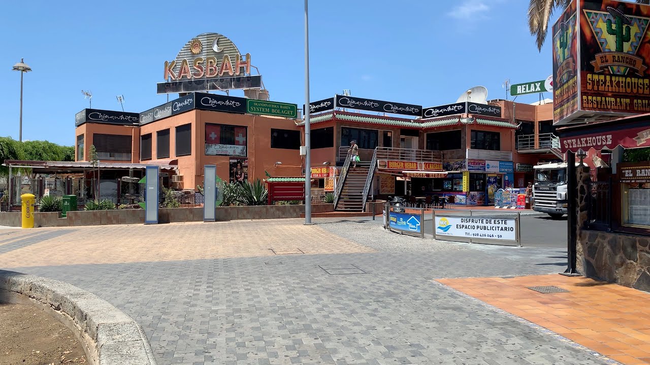 Gran Canaria Playa del Ingles Shopping Center Kasbah - Plaza 4K