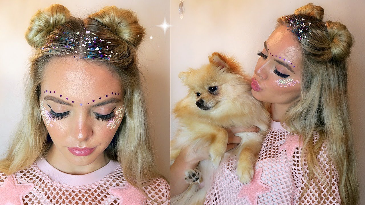 Festival Makeup Tutorial! 3 ways to use Glitter