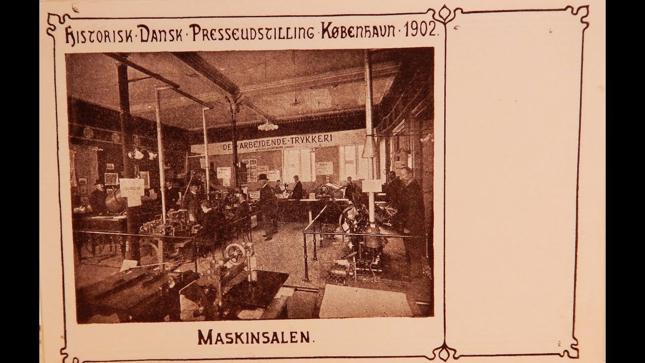 Postkort fra Historisk Dansk Presseudstilling 1902