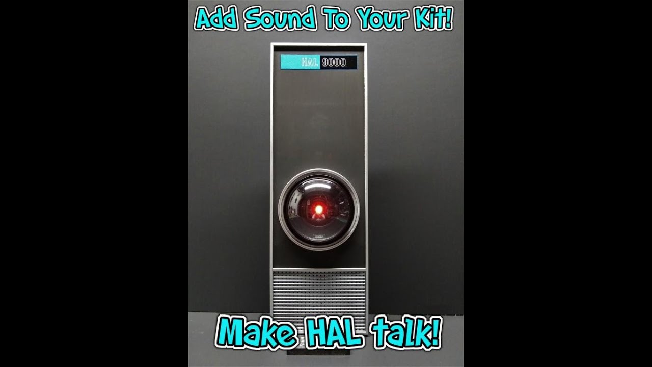 HAL9000 1/1 Scale Model Kit Review How to Add Light and Sound to Your 2001 Space Odyssey HAL Moebius
