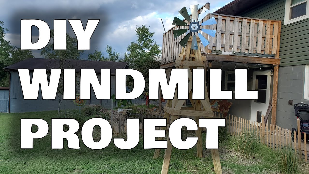 2021 DIY Garden Windmill