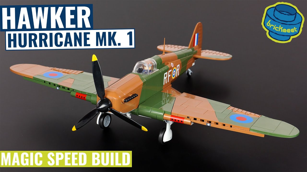 Hawker Hurricane Mk. I - British Fighter Aircraft - COBI 5728 (Speed Build Review)