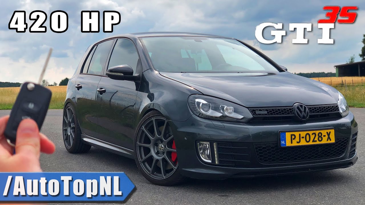 VW Golf GTI MK6 Edition 35 420HP REVIEW on AUTOBAHN [NO SPEED LIMIT] by AutoTopNL