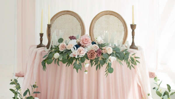 How to DIY Sweetheart Table Floral Decor – Ling's Moment How To Diy Sweetheart Table Floral Decor – Ling'S Moment