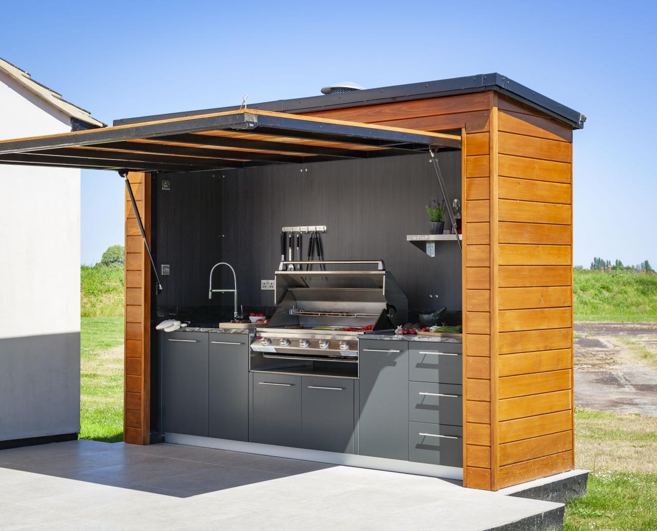 27 Outdoor Kitchen Ideas – Diy, Modular And Small Space Designs For All  Backyards | Build Outdoor Kitchen, Small Outdoor Kitchens, Outdoor Bbq  Kitchen