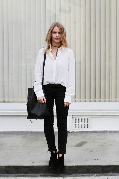 Este es el look que va a salvar tu lunes - Estilismos de tendencia en blanco y negro Este Es El Look Que Va A Salvar Tu Lunes - Estilismos De Tendencia En Blanco Y Negro