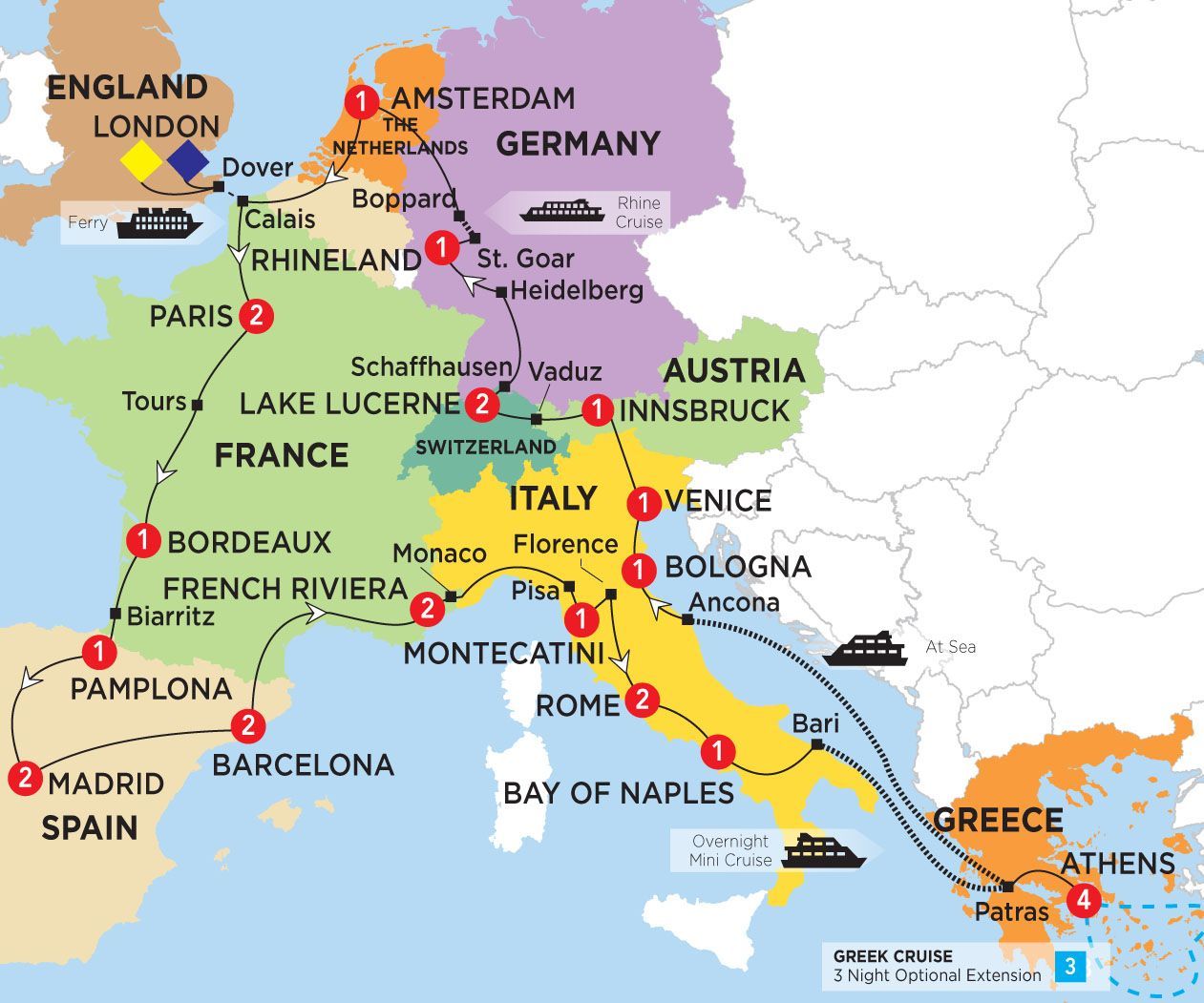 Image Result For Map Of France And Switzerland And Italy | Europe Trip  Itinerary, Europe Trip Planning, Europe Holidays