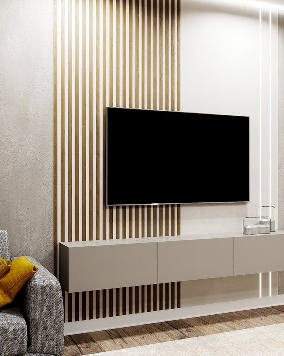 Oak Wooden Wall Slats Narrow Size 3D Wall Panels Wooden - Etsy | Wooden wall panels, Living room designs, Wooden wall design Oak Wooden Wall Slats Narrow Size 3D Wall Panels Wooden - Etsy | Wooden Wall Panels, Living Room Designs, Wooden Wall Design