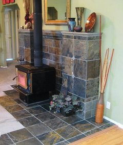 what to use for a mantel behind a wood stove? What To Use For A Mantel Behind A Wood Stove?