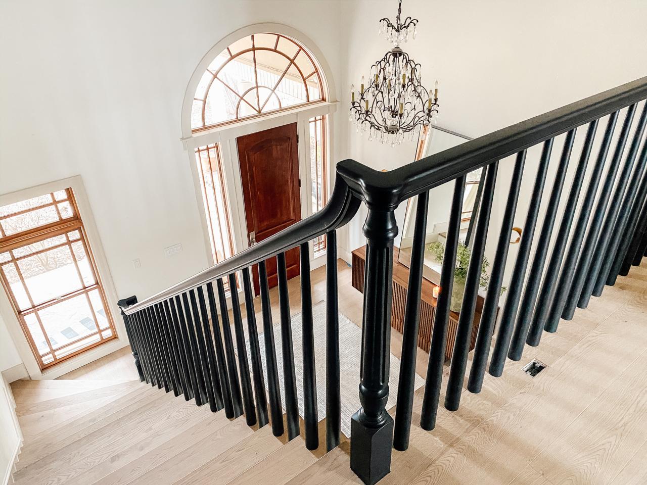 How We Completely Updated our Stair Railings by Only Swapping out the Balusters - Chris Loves Julia How We Completely Updated Our Stair Railings By Only Swapping Out The Balusters - Chris Loves Julia