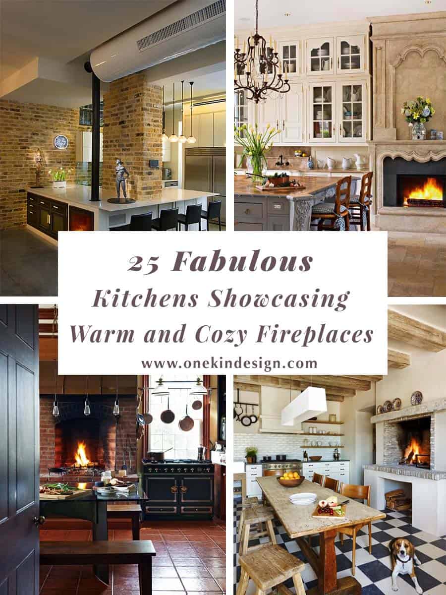 25 Fabulous kitchens showcasing warm and cozy fireplaces 25 Fabulous Kitchens Showcasing Warm And Cozy Fireplaces