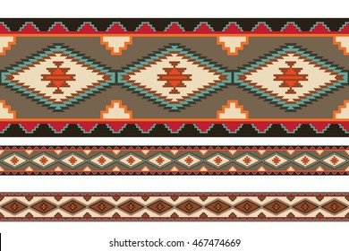 American Indians Tribal Blanket Patterns Pattern Stock Vector (Royalty  Free) 467474669 | Shutterstock
