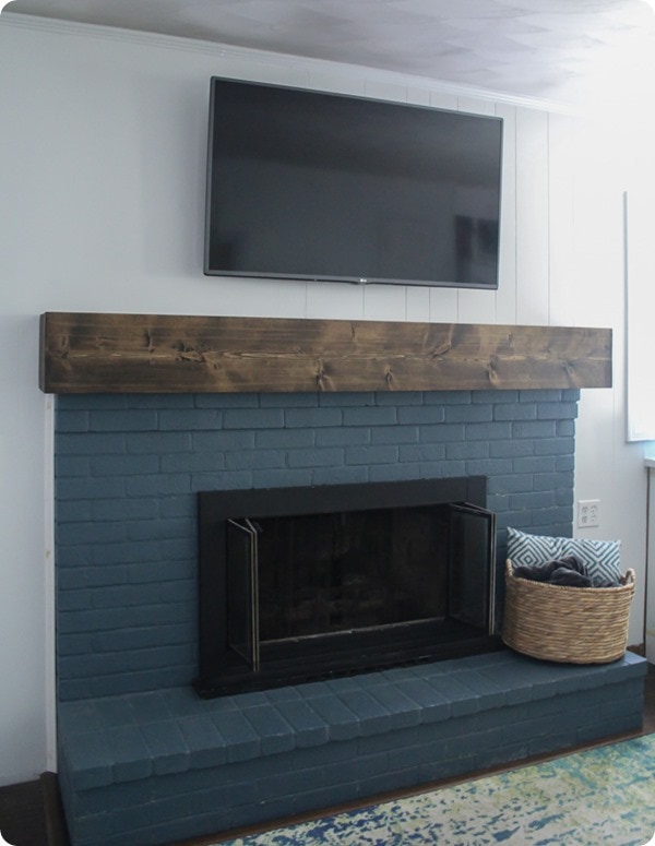 Diy Rustic Fireplace Mantel: The Cure For A Boring Fireplace