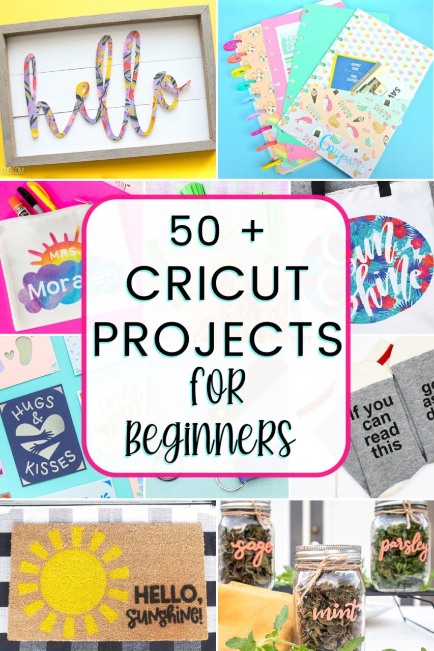 50 Easy Cricut Projects For Beginners - Lydi Out Loud
