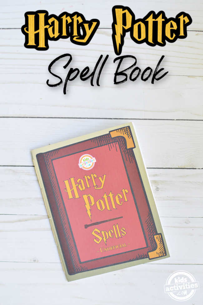 Make Your Own Harry Potter Spell Book with Free Printables | Kids Activities Blog Make Your Own Harry Potter Spell Book With Free Printables | Kids Activities Blog