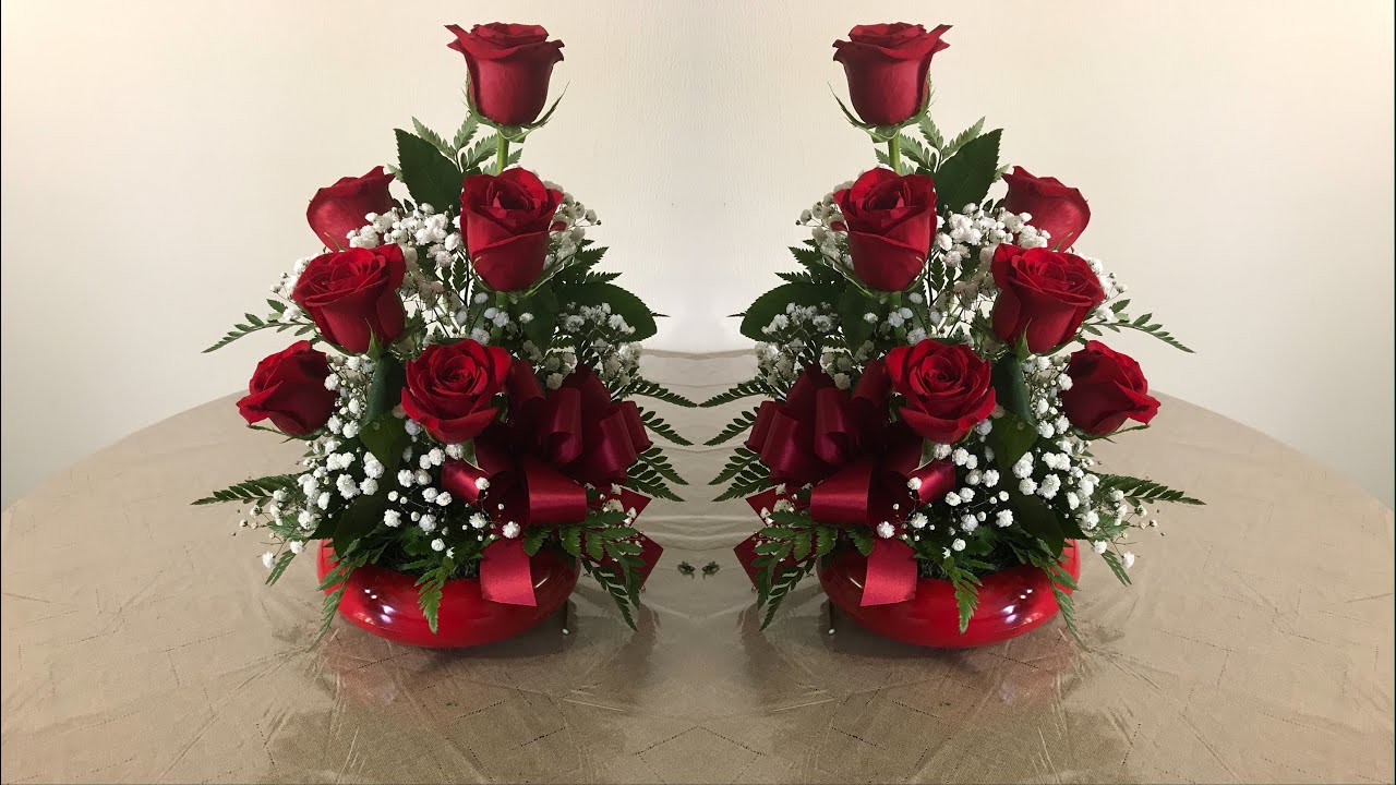 Haz tu propio arreglo de 6 rosas 🌹tu misma con poco dinero - YouTube Haz Tu Propio Arreglo De 6 Rosas 🌹Tu Misma Con Poco Dinero - Youtube
