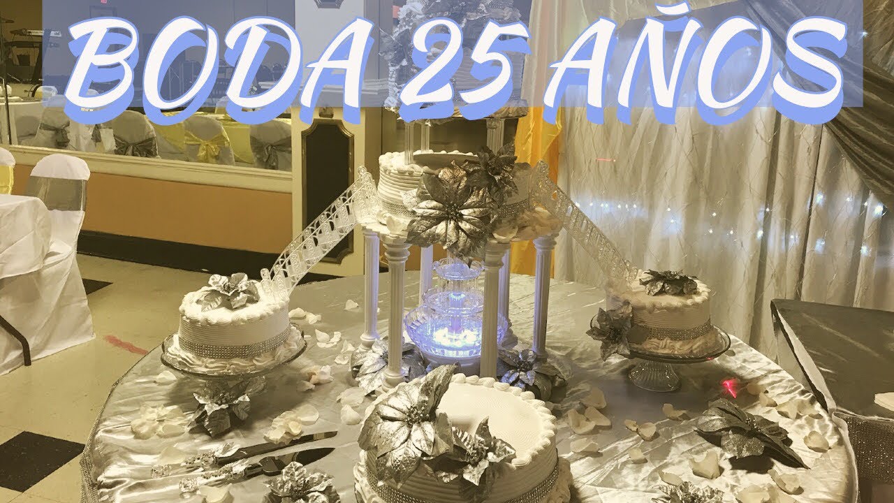 BODAS DE 25 AÑOS DECORACIÓN SENCILLA!! - YouTube Bodas De 25 Años Decoración Sencilla!! - Youtube