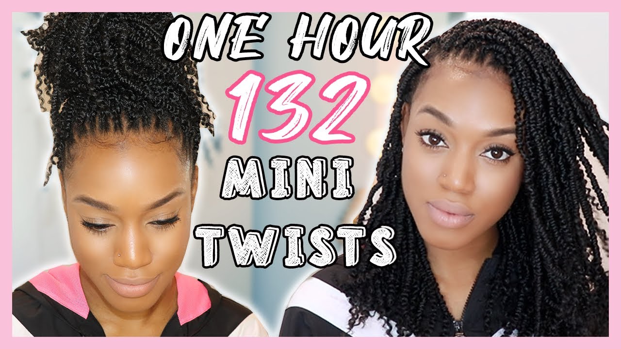 Sis...132 MINI TWISTS IN 1 HOUR!! 😱 Easy Crochet Hairstyle ft. Nomadik Mini Twists 2019 - YouTube Sis...132 Mini Twists In 1 Hour!! 😱 Easy Crochet Hairstyle Ft. Nomadik Mini Twists 2019 - Youtube