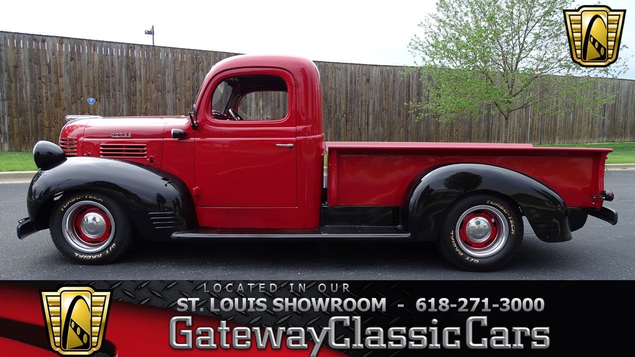 1946 Dodge Pickup Stock #7698 Gateway Classic Cars St. Louis Showroom - YouTube 1946 Dodge Pickup Stock #7698 Gateway Classic Cars St. Louis Showroom - Youtube
