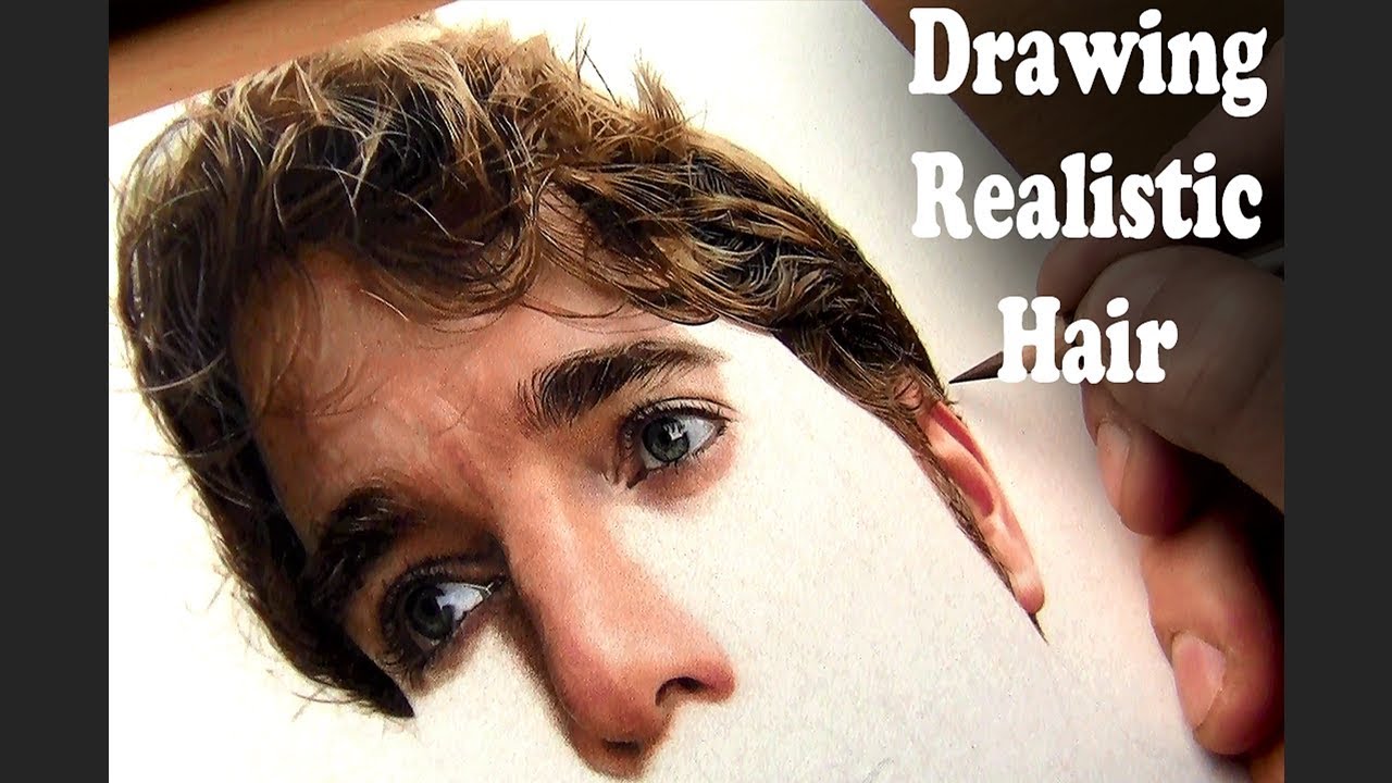 Drawing Photorealistic Hair In Colored Pencils || Part 2 - Youtube