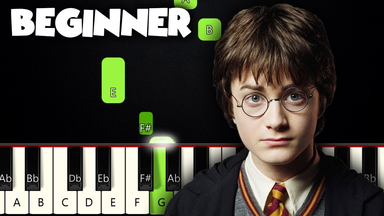 Harry Potter Theme | Beginner Piano Tutorial + Sheet Music By Betacustic -  Youtube