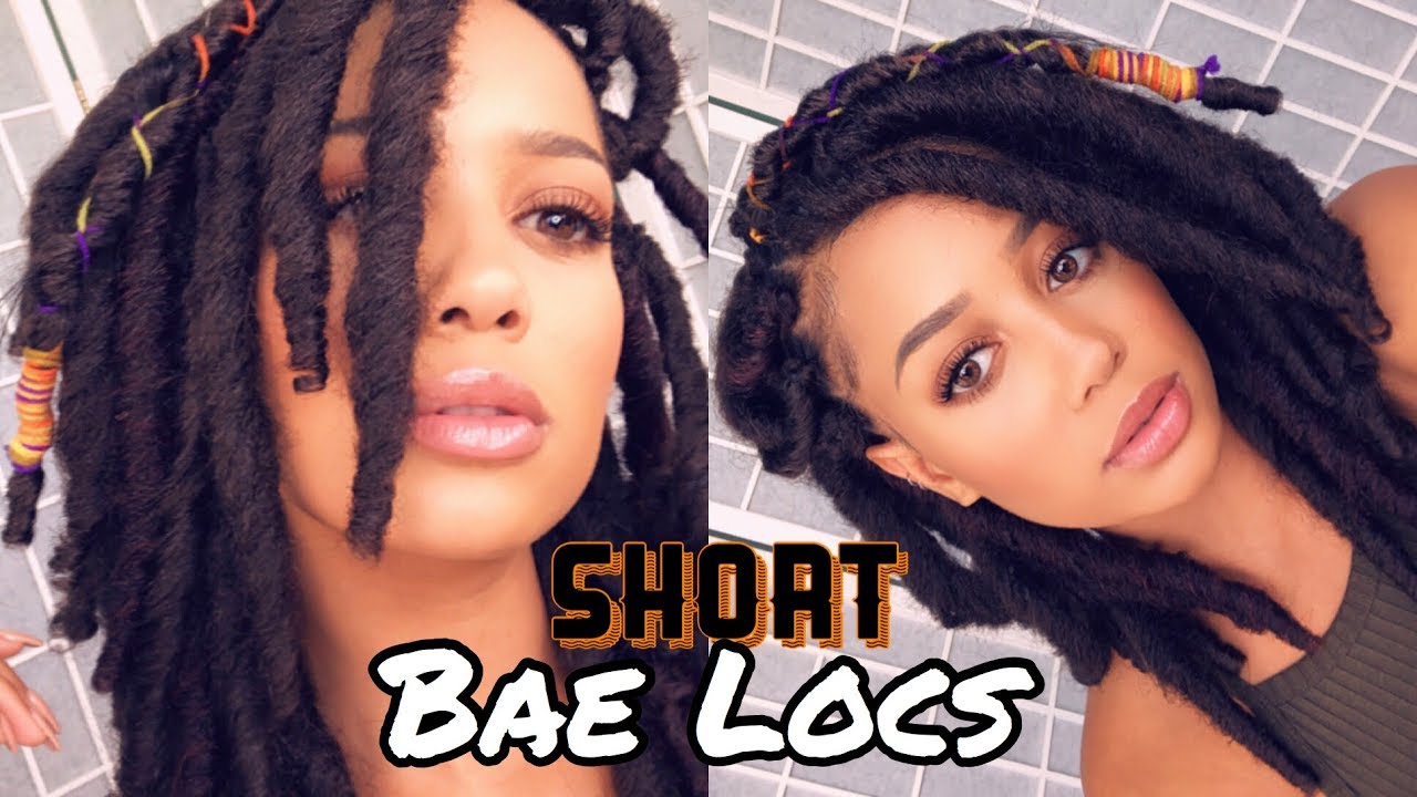 HOW TO: SHORT CROCHET 'BAE LOCS' + GIVEAWAY! (Easy Faux Locs) - YouTube How To: Short Crochet 'Bae Locs' + Giveaway! (Easy Faux Locs) - Youtube