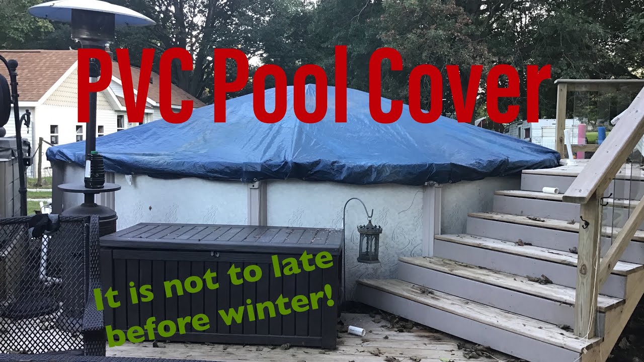 DIY PVC Pool Cover - YouTube Diy Pvc Pool Cover - Youtube