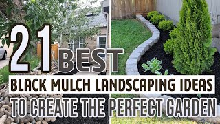 21 Best Black Mulch Landscaping Ideas To Create The Perfect Garden - YouTube 21 Best Black Mulch Landscaping Ideas To Create The Perfect Garden - Youtube