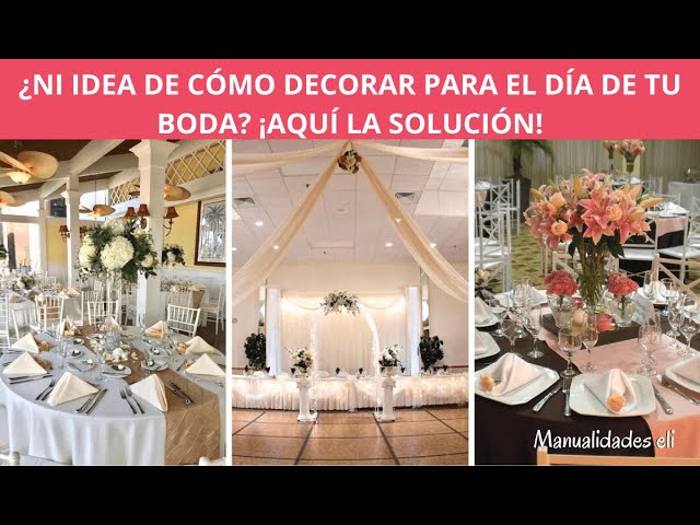 Sofisticada Decoración Para Bodas En Grandes Salones De Fiesta - YouTube Sofisticada Decoración Para Bodas En Grandes Salones De Fiesta - Youtube