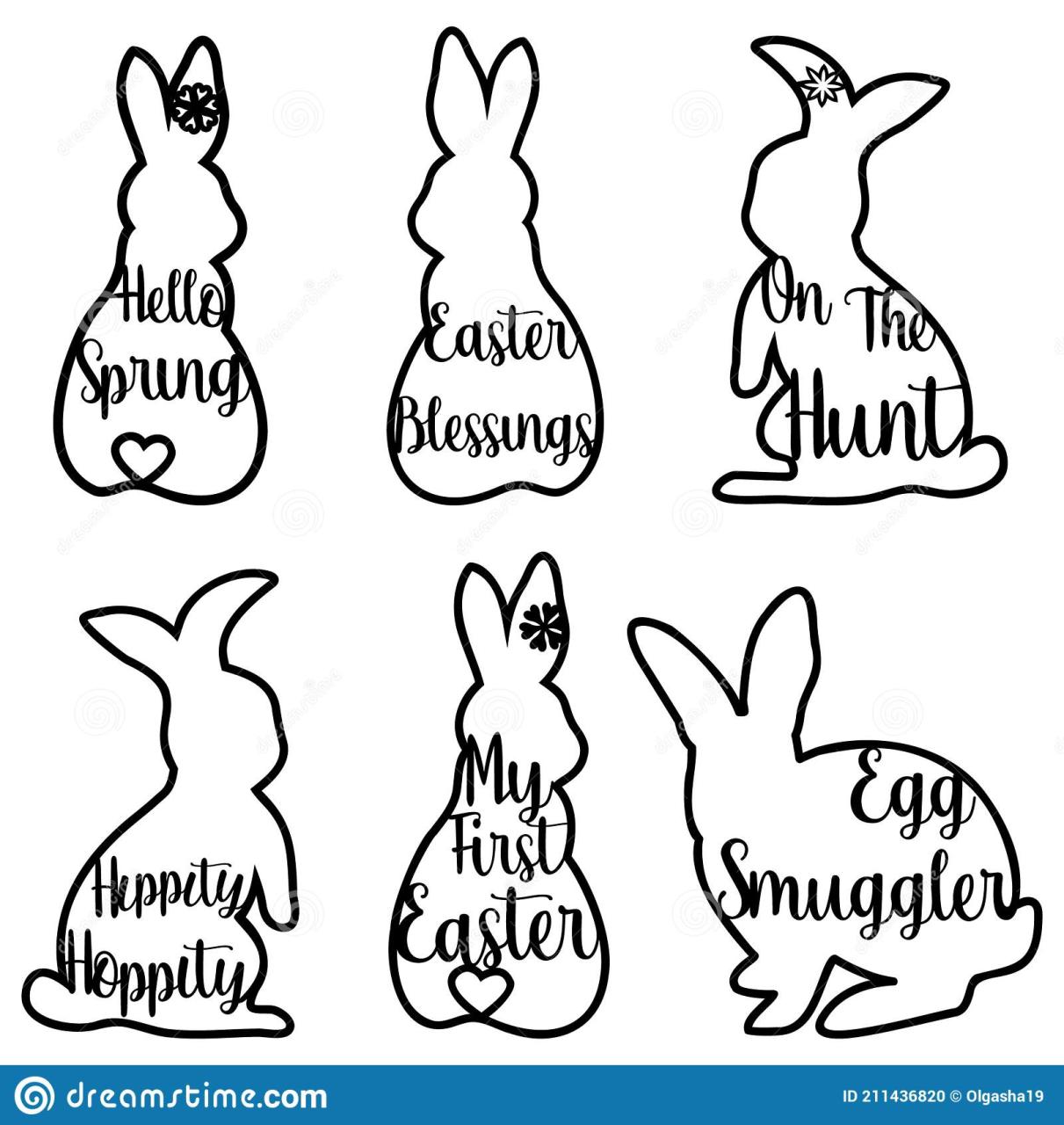 Laser-cut Easter Bunny Rabbit. Hare for Die Cutting. Laser Cutting Rabbit Template Easter Bunny Set in Simple Line Style Stock Vector - Illustration of animal, line: 211436820 Laser-Cut Easter Bunny Rabbit. Hare For Die Cutting. Laser Cutting Rabbit Template Easter Bunny Set In Simple Line Style Stock Vector - Illustration Of Animal, Line: 211436820