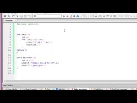 ฝึกพื้นฐานภาษาซี (C) 09 : ฟังก์ชัน (Function) ฝึกพื้นฐานภาษาซี (C) 09 : ฟังก์ชัน (Function)