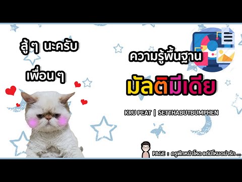 หน่วยที่ 1 : มัลติมีเดีย หน่วยที่ 1 : มัลติมีเดีย