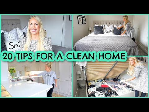 20 TIPS FOR A CLEAN HOME | HABITS FOR KEEPING A CLEAN HOUSE 20 TIPS FOR A CLEAN HOME | HABITS FOR KEEPING A CLEAN HOUSE