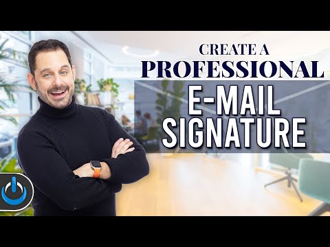Create A Professional E-Mail Signature FOR FREE! Create A Professional E-Mail Signature FOR FREE!