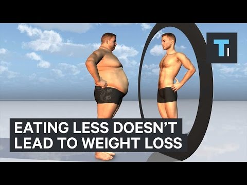 Eating less doesn't lead to weight loss Eating less doesn't lead to weight loss