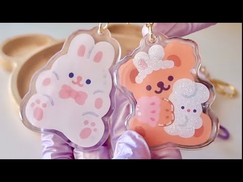 DIY Faux Acrylic Keychains with Shrink Plastic & Stickers DIY Faux Acrylic Keychains with Shrink Plastic & Stickers