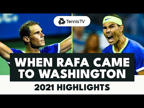 The ONLY Time Rafa Nadal Played Washington ✨ The ONLY Time Rafa Nadal Played Washington ✨