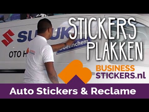 Stickers plakken: Auto Stickers Video Handleiding Stickers plakken: Auto Stickers Video Handleiding