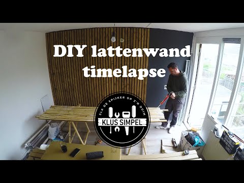 Doe-het-zelf lattenwand - Makkelijk, snel en goedkoop Doe-het-zelf lattenwand - Makkelijk, snel en goedkoop