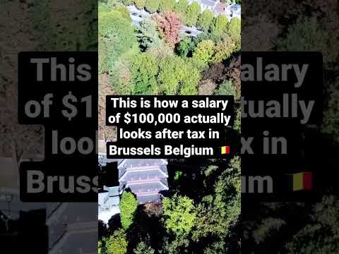 België Hoe een salaris van $ 100.000 voor belastingen zorgt (het is laag!) België Hoe een salaris van $ 100.000 voor belastingen zorgt (het is laag!)