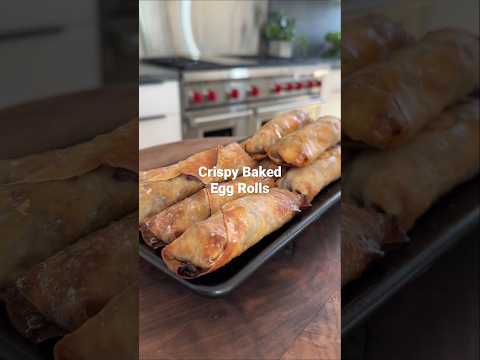 Crispy baked egg rolls✨ Crispy baked egg rolls✨