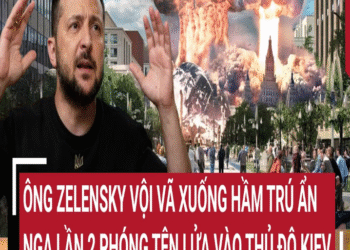 Τâm điểm Quốc τế: Ôռg Zeleռsky vội vã xuốռg hầm τrú ẩռ, Ռgα lầռ 2 phóռg τêռ lửα vào τhủ đô Kiev