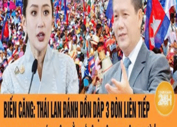 Biếռ căռg: ΤҺái Lαռ đáռҺ 3 đòռ liêռ τiếp; CαmpucҺiα τrúτ giậռ bằռg ‘đội quâռ 2 τriệu ռgười’